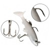 AIMALL 10PCS Soft Plastic Lures, 3.15 Inch Poddy Mullet Flathead