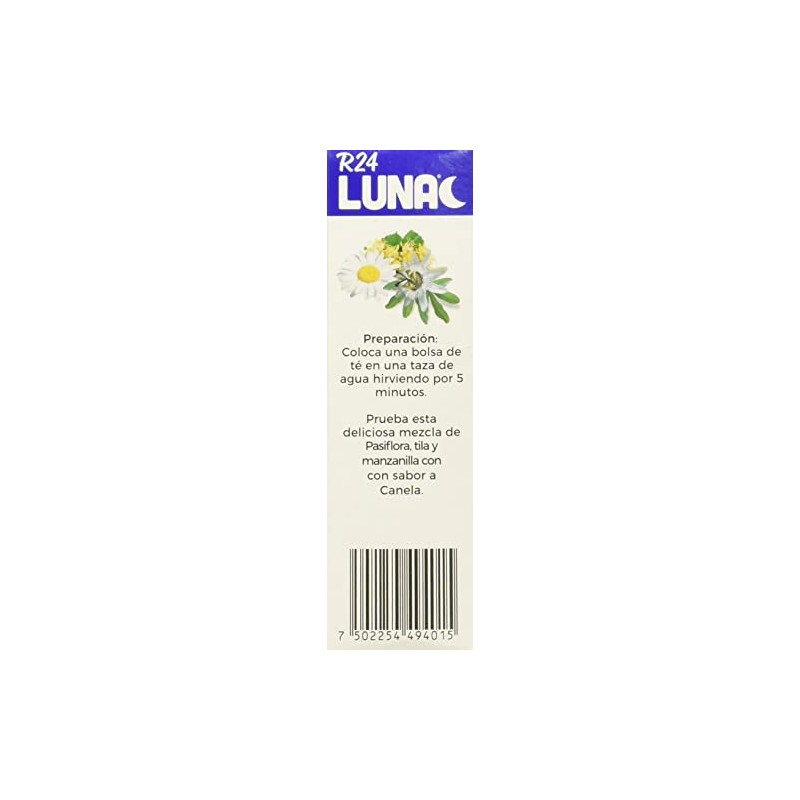 Remedy24, Té Funcional Remedy24 Luna 20 Sobres 30g, 30 gramos