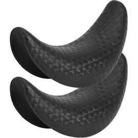 Qixuer Salon Neck Pillow, 2 Pieces Hair Wash Neck Pillow Black Salon Neck Rest Hair Wash Tub Neck Headrest for Hairdressing Salon Sink for Washing Hair in Bed Suitable for All Shampoo Bowls