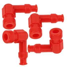 FUNOMOCYA 10pcs Plug Cap Replacement Waterproof Heat-resistant Rubber Cap Boot Plastic Cover for Scooter