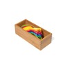 Lipper International Bamboo Utensil Holder Storage Box for Cooking Tools,