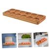 Ciieeo 12holes Wooden Rack Kitchen Countertop Tray for Storing Fresh