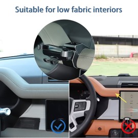 HAPPYHORSE Fit for Land Rover Defender 110 90 2020-2022 Car Center Console Mobile Phone Holder Land Rover Defender Special Mobile Phone Holder Decorative Accessories (Type B)