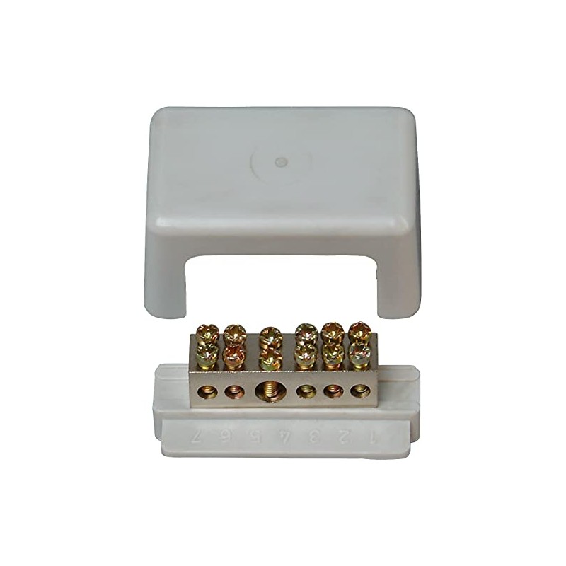 Kopp 347001005 Bathroom Grounding Rail, Connection Options: 1x 6-25 mm²