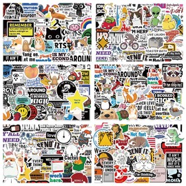 300PCS Funny Stickers for Adults,Dirty Hilarious Meme Decals,Waterproof Vinyl Stickers for Water Bottl Laptop Bumper Phone Hard Hat