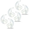HYS Radio Acoustic Earpiece Earplugs, Sound Tube Ear Inserts
