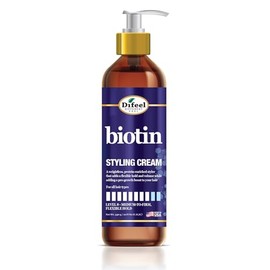 Difeel Biotin - Crema para peinar de 12 onzas, nivel 8: mediano a primero, crema para peinar