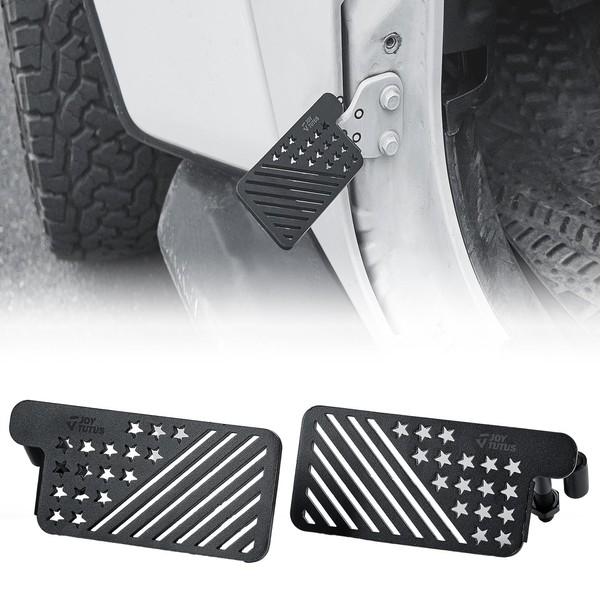 JOYTUTUS Wrangler Foot Pegs Doors Off Compatible with 2007-2025 Wrangler