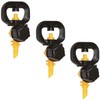 Safety 3 SMKS-8 360° 12-way Nozzle, 3-Piece Set, For Micro