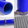 G-PLUS Silicone Radiator Coolant Hose Pipe Kit Clamps Compatible with