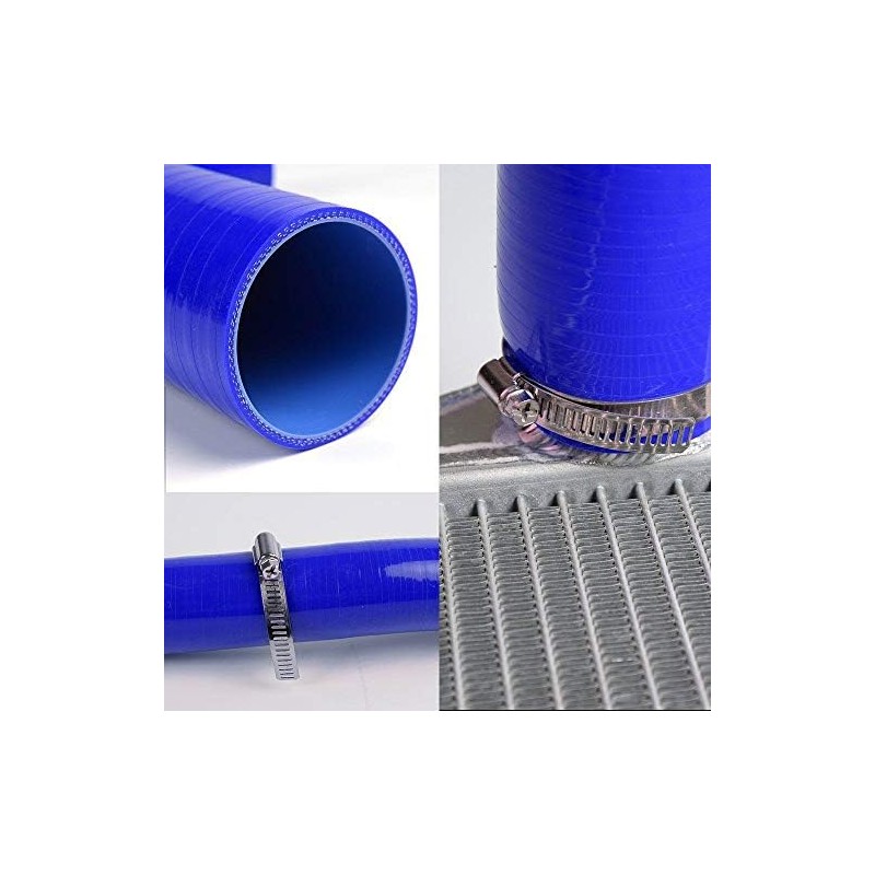 G-PLUS Silicone Radiator Coolant Hose Pipe Kit Clamps Compatible with