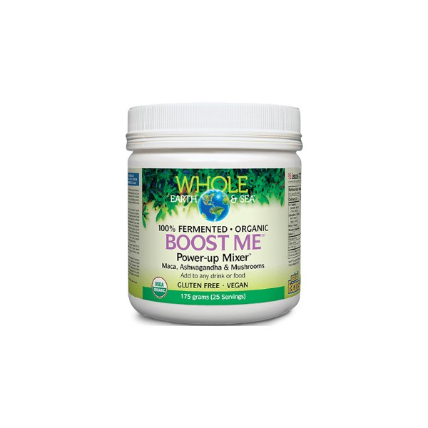 Natural Factors Whole Earth & Sea Boost Me Power-Up Mixer - 175g
