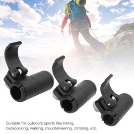 Climbing Stick Lock, 18 16 14mm Adjustable Climbing Stick Pole External Lock Walking Pole Trekking Pole Clip for Mountaineering Hiking Backpacking Walking