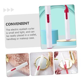 IWOWHERO Electric Heated Eyelash Curler for Women -up Long-lasting Curling Effect Lightweight Compact Beauty Tool for Effortless Makeup