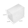 NOLITOY 2pcs Transparent Small Fish Tank for Desk Bookshelf Multi