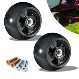 2 Pack AM125172 Deck Gauge Wheel Kit for 48" 54" 60" 62" 72“ Deck Lawn Tractor Mowers Replace Part# AM125172 AM124706 210-300