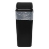 Ortodayes 14 L Swing Lid Trash Can, Plastic Waste Bin