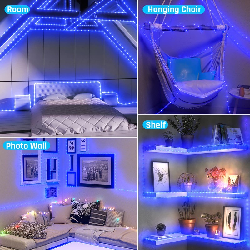 KerKoor Solar Rope Lights Outdoor Waterproof LED - 200 LED