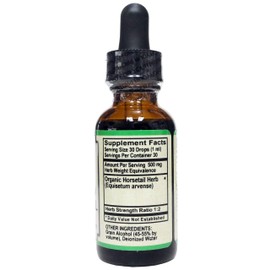Horsetail Herb Tincture (Organic Equisetum arvense) HSR 1:2