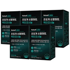 Nobel Labs Supercritical Saw Palmetto Octacosanol 30 Capsules, 5 / 노벨랩스 초임계 쏘팔메토 옥타코사놀 30캡슐, 5개