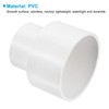 PATIKIL PVC Reducer Pipe Fitting 75mm to 50mm ID, Straight