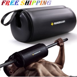 Unbranded Hip Thrust Pad for Barbell 3.5" Thick Leather Olympic Barbell Pad for Bench Pres