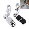 XFMT Chrome 1-1/4" 32mm Highway Engine Guard Foot Pegs W/Short