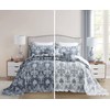 Blythease Oversized King Bedspread 138X122 Extra Wide, Jacquard Matelasse Damask