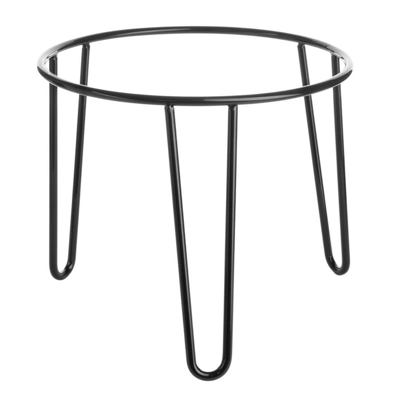 Olympia Non-Slip Riser Round Black Wire, 210x180 mm