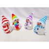 Christmas Snowman LED Illumination Light Up Toy Set of 4