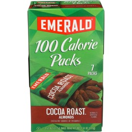Emerald Nuts Cocoa Roast Almonds, 100 Calorie Packs, 7 Count