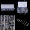280Pcs Stainless Steel Slotted Spring Pin Assortment Kit, Split Spring