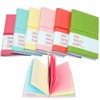 QUMENEY 6 Pack Pocket Notebooks Super Mini Size Portable Smiley