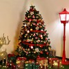 GWHOLE Pack of 21 Christmas Flowers, Christmas Tree Decorations, Artificial