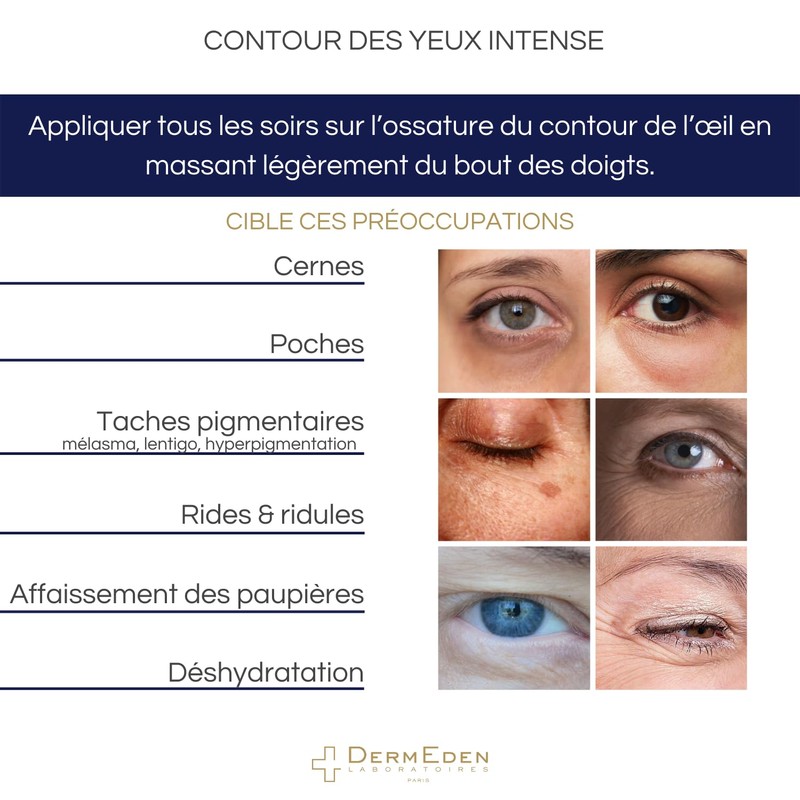 DERMEDEN NIGHT PROTOCOLE INTENSE ANTI-AGEING EYE CONTOUR CREAM 15ML …