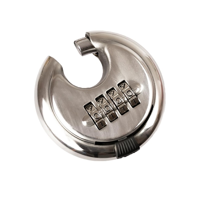 HMF 3502-09 - 5 x Discus Padlock, 4 Digits Combination