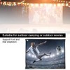 4:3 Thickened 100% Polyester Portable Foldable White Soft Projector Screen