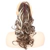 BOBIYA 13 Inches Claw Clip in Loose Curly Synthetic Wrap