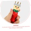 DOITOOL Wooden Spool Knitting Doll Set DIY Yarn Weaving Tool