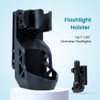 Flashlight Holster for Belt, Flashlight Holder with Lever Side Lock