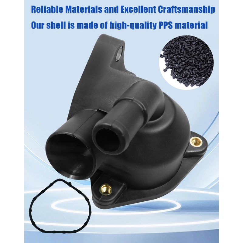 Engine Coolant Thermostat Housing with Gasket Fit for Honda 2003-2011