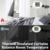 BGment Thermal Insulated 100% Blackout Curtains for Bedroom with Black