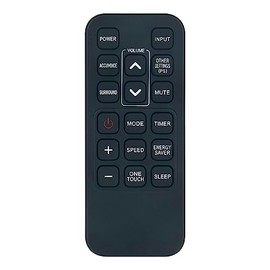 VINABTY Replacement Remote Control Suits for ZVOX Accuvoice Audio TV Speaker AV150 AV155 AV157 AV201 AV203 AV203 4002031 SB380 SB500 SB700