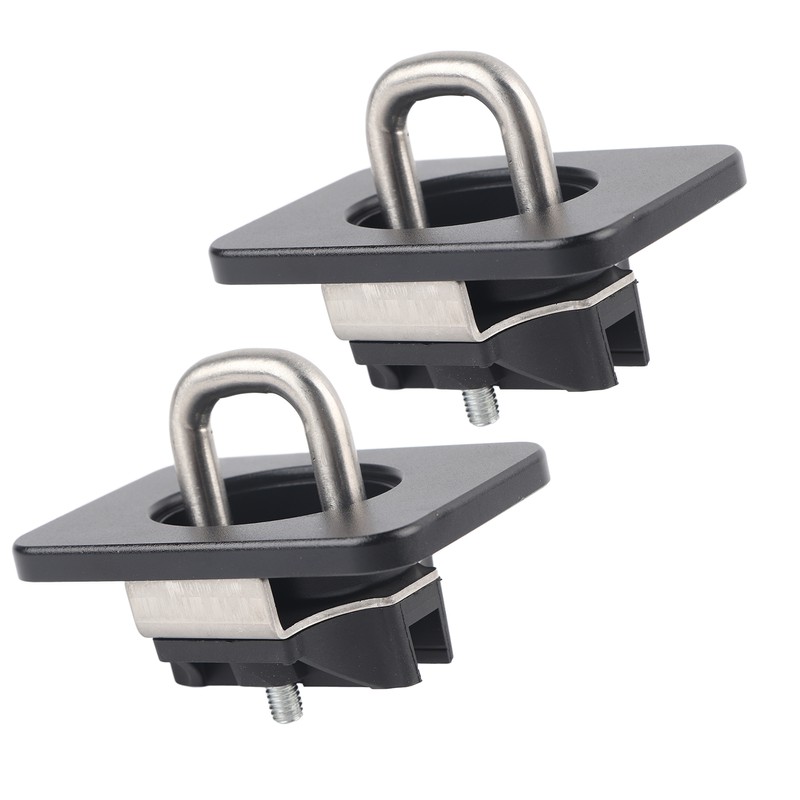 2pcs Stainless Steel Bull Ring Truck Bed Side Tie Down