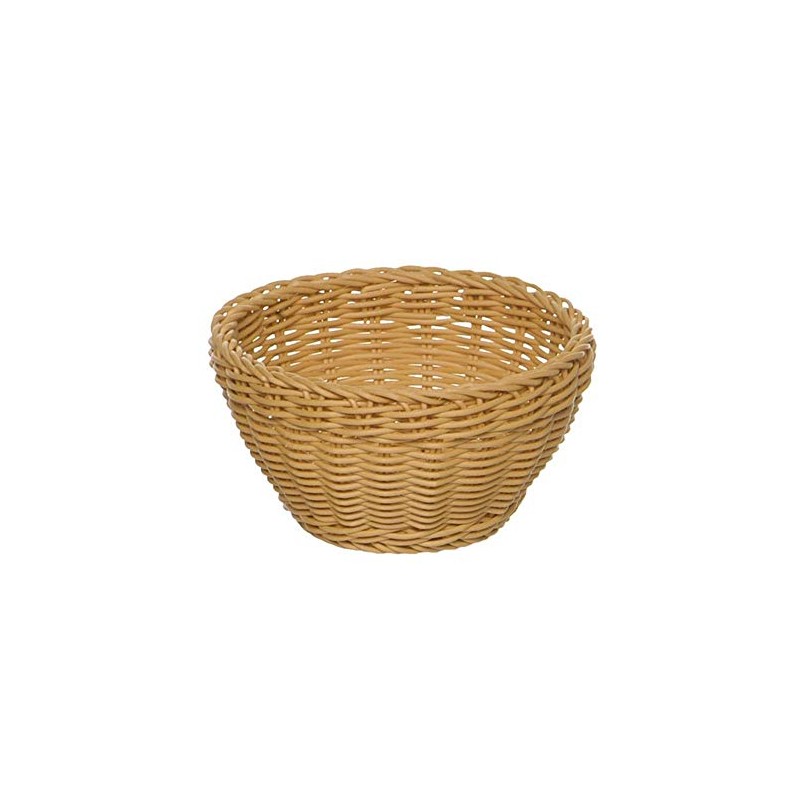 APS Profi Line Round Wicker Basket Made of Polypropylene, Wickerwork