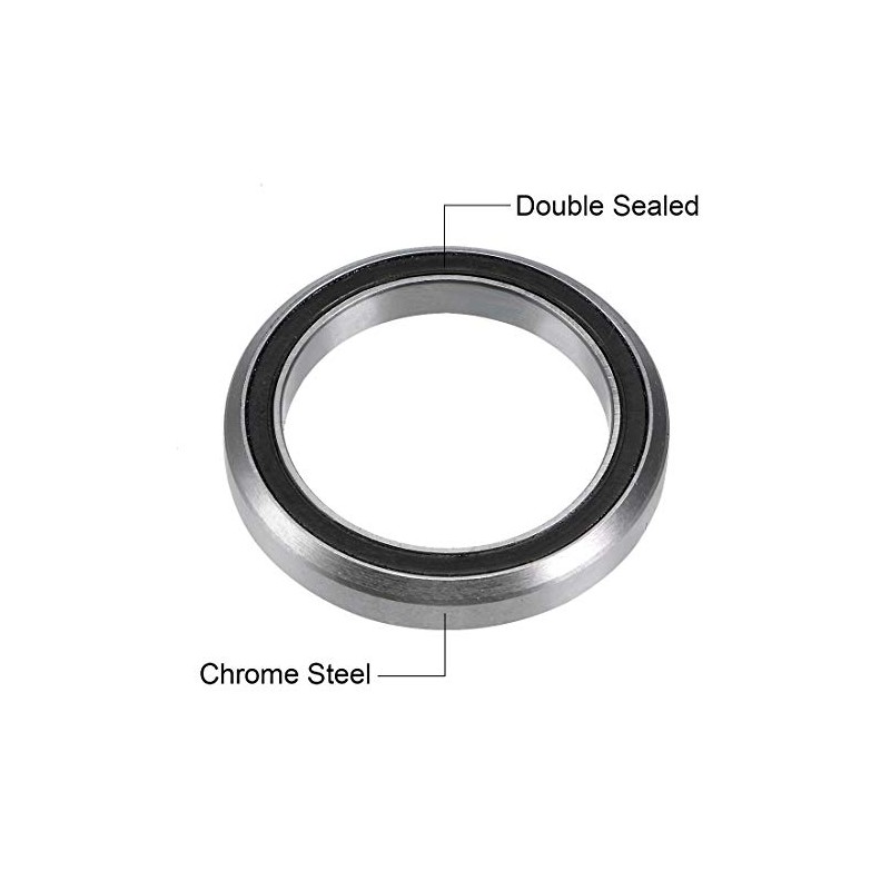 sourcing map MH-P03 Bearing 30.15x41x6.5mm Sealed Chrome Steel Bearings