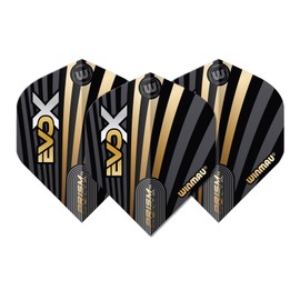 WINMAU Michael Van Gerwen - Prism Delta MvG Extra Thick Dart Flights - 1 Set Per Pack (Total 3 Dart Flights) - Professional Darts Accessories