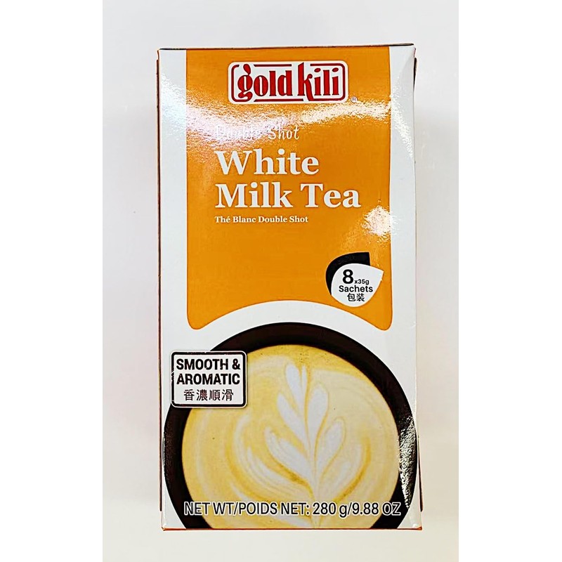 Gold Kili White Milk Tea, Double Shot, Smooth & Aromatic,