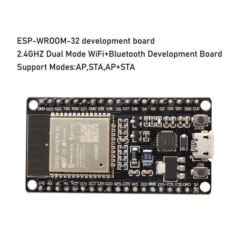 Pack of 5 ESP32 WROOM 32 Development Board, 38-Pin ESP32