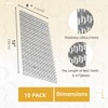 JAVOUKA 10 Pack 6x12 inch Truss Mending Plate with 8mm